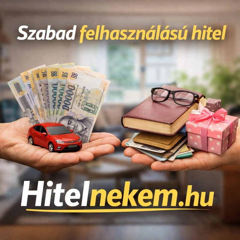 Szabad felhasználású hitel 2026-ban: akár 15 millió forint is igényelhető!